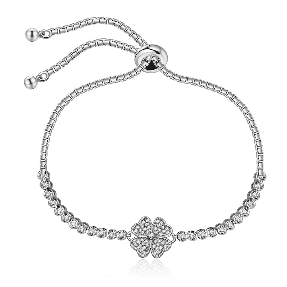 Clover Charms Wish Me Luck Bracelet